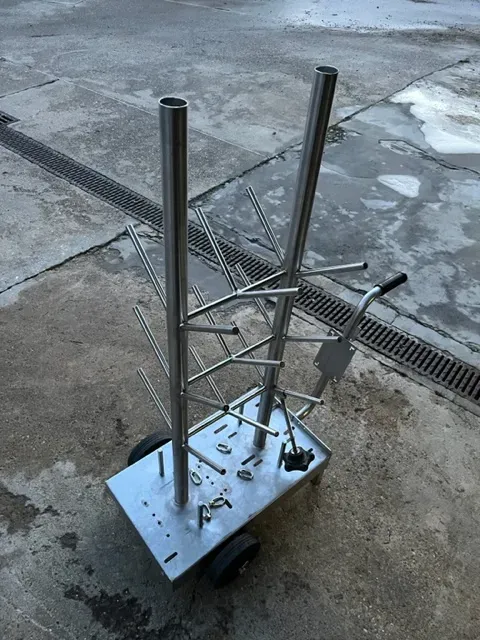 soudage support raccord vinicole